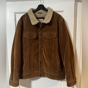 Levi's Faux Suede Sherpa Trucker Jacket